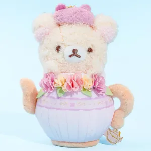 Korilakkuma & Chairoikoguma Flower Tea Time Plushie - Korilakkuma / Medium