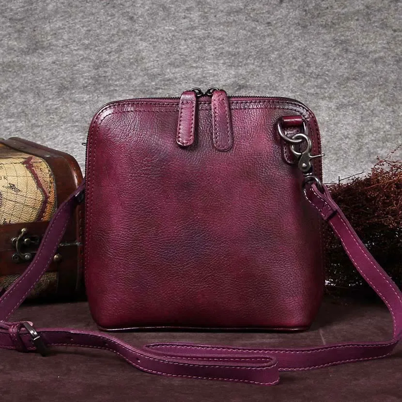Ladies Leather Crossbody Bags Small Crossbody Purse Shoulder Bags for Women
