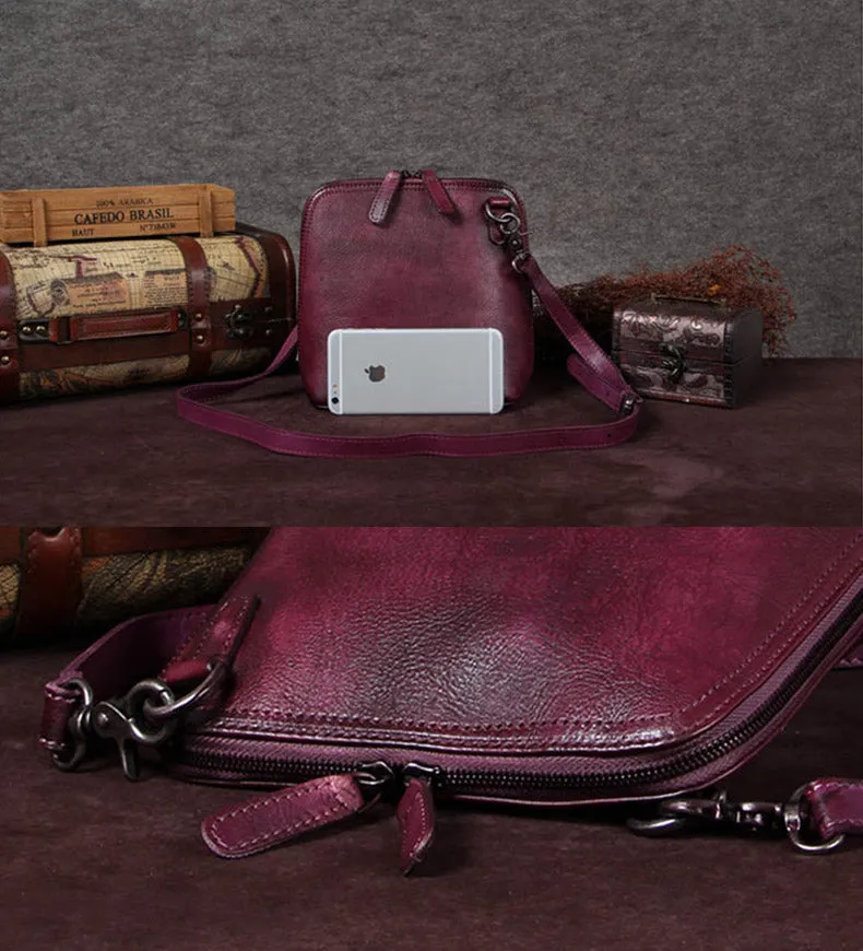 Ladies Leather Crossbody Bags Small Crossbody Purse Shoulder Bags for Women