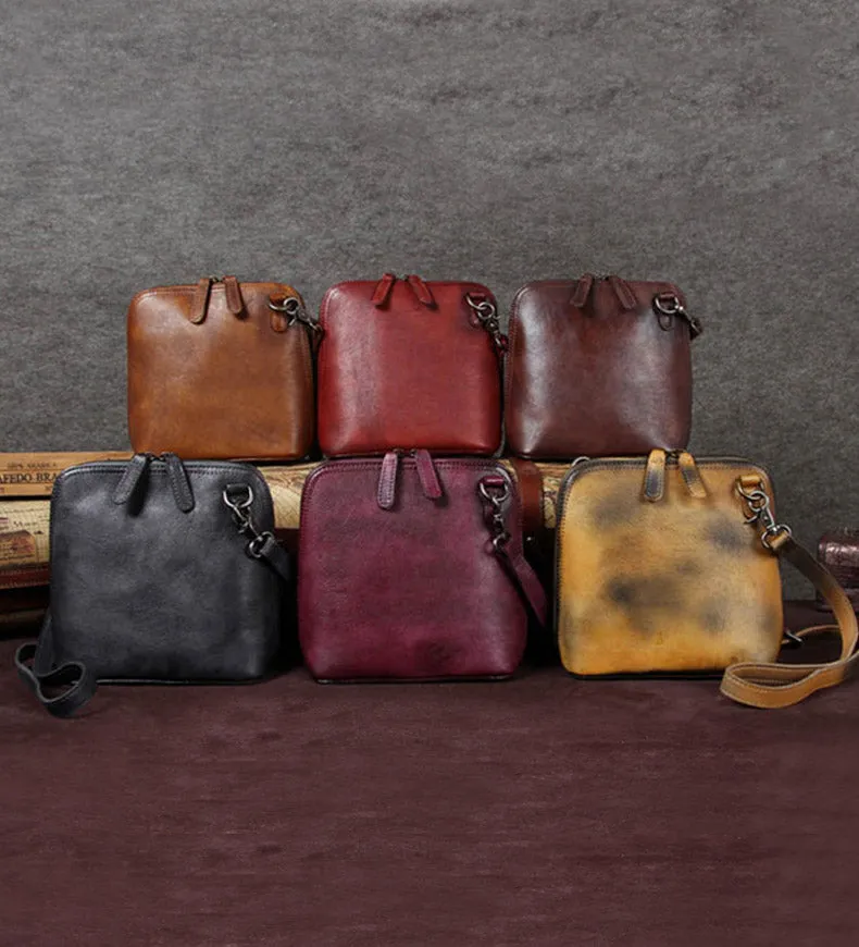 Ladies Leather Crossbody Bags Small Crossbody Purse Shoulder Bags for Women
