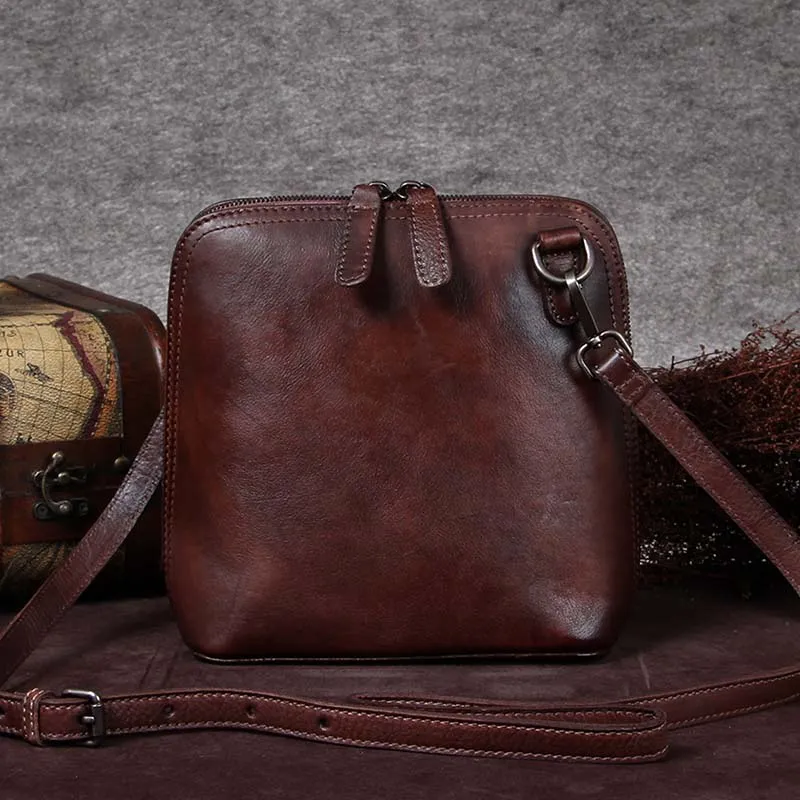 Ladies Leather Crossbody Bags Small Crossbody Purse Shoulder Bags for Women