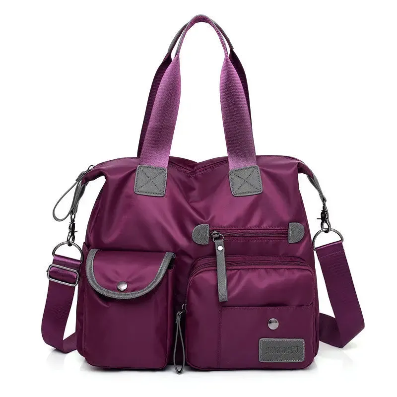 Large Capacity Shoulder Bag For Women Nylon Waterproof Handbags Female Casual Commuting Messenger Crossbody Bags