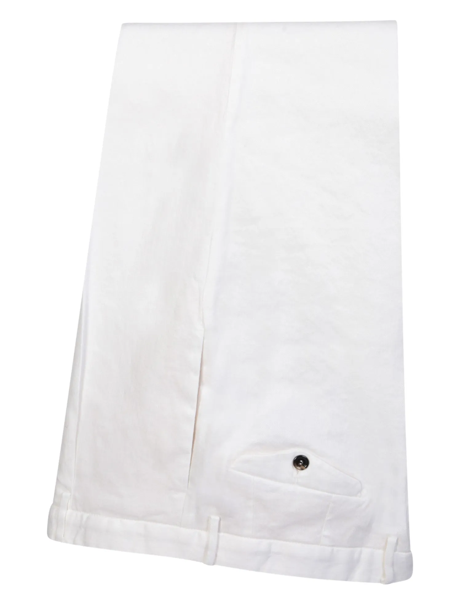 Linen blend white dress