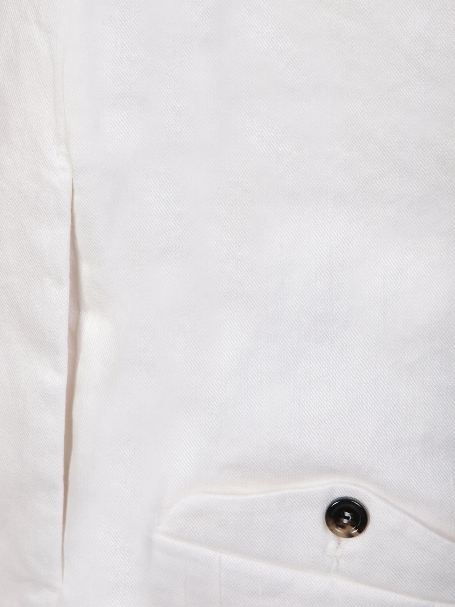 Linen blend white dress