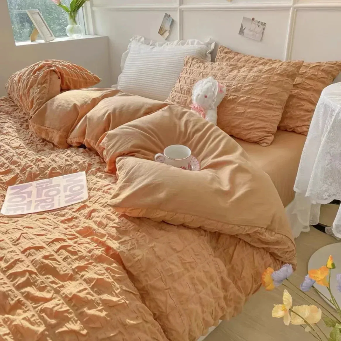 Luxurious 4-Piece Bamboo Fiber Bedding Set
