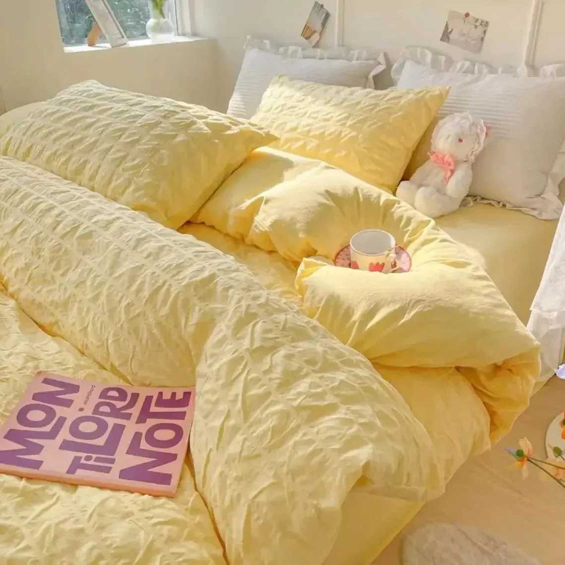 Luxurious 4-Piece Bamboo Fiber Bedding Set