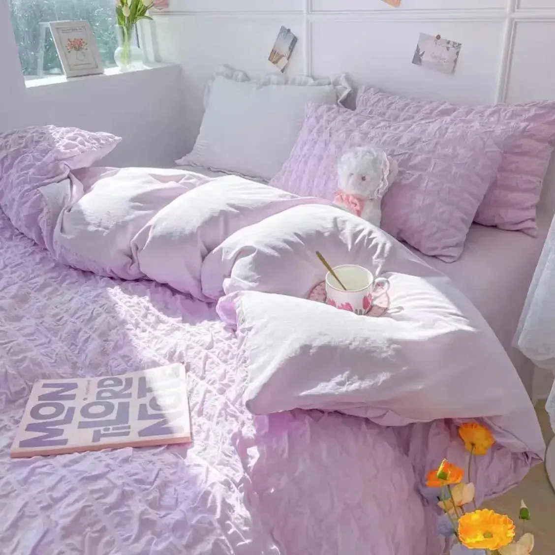 Luxurious 4-Piece Bamboo Fiber Bedding Set