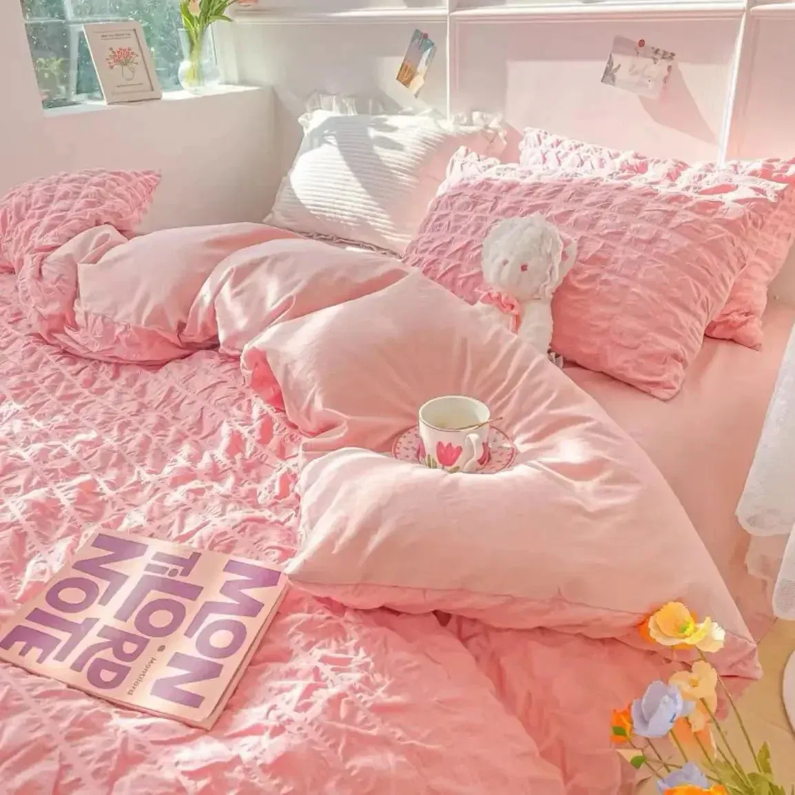 Luxurious 4-Piece Bamboo Fiber Bedding Set