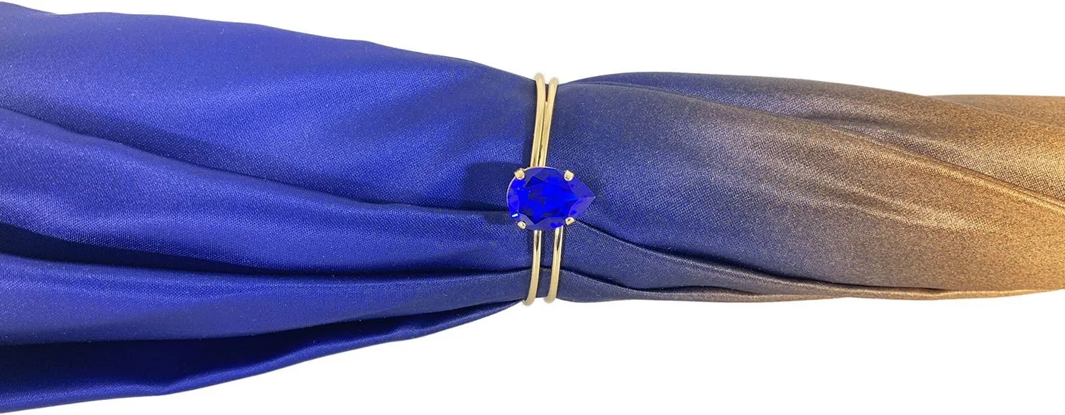 Luxurious Blue Umbrella, Double Cloth - Abstract Design