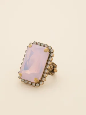 Luxurious Emerald-Cut Cocktail Ring - RBT69AGROW