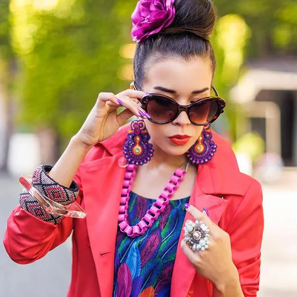 Luxurious High Fashion Butterfly Oversize Sunglasses 8634