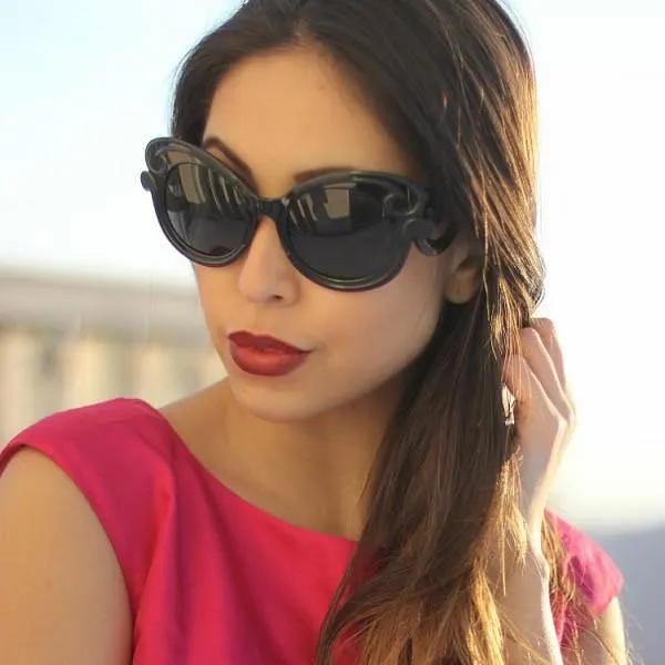 Luxurious High Fashion Butterfly Oversize Sunglasses 8634