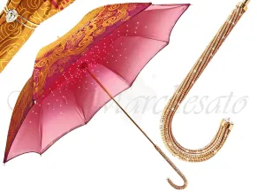 Luxurious Jewel Umbrella Handmade in Italy