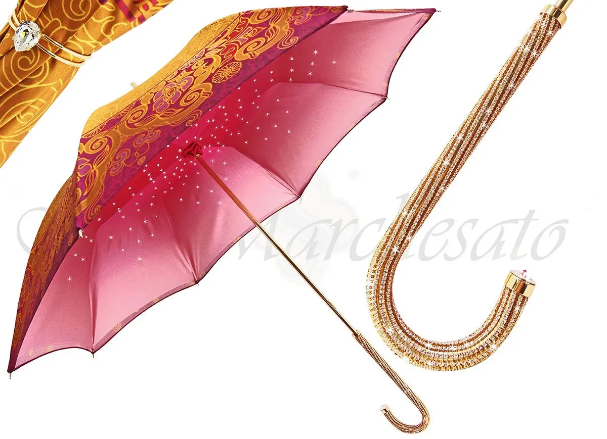 Luxurious Jewel Umbrella Handmade in Italy