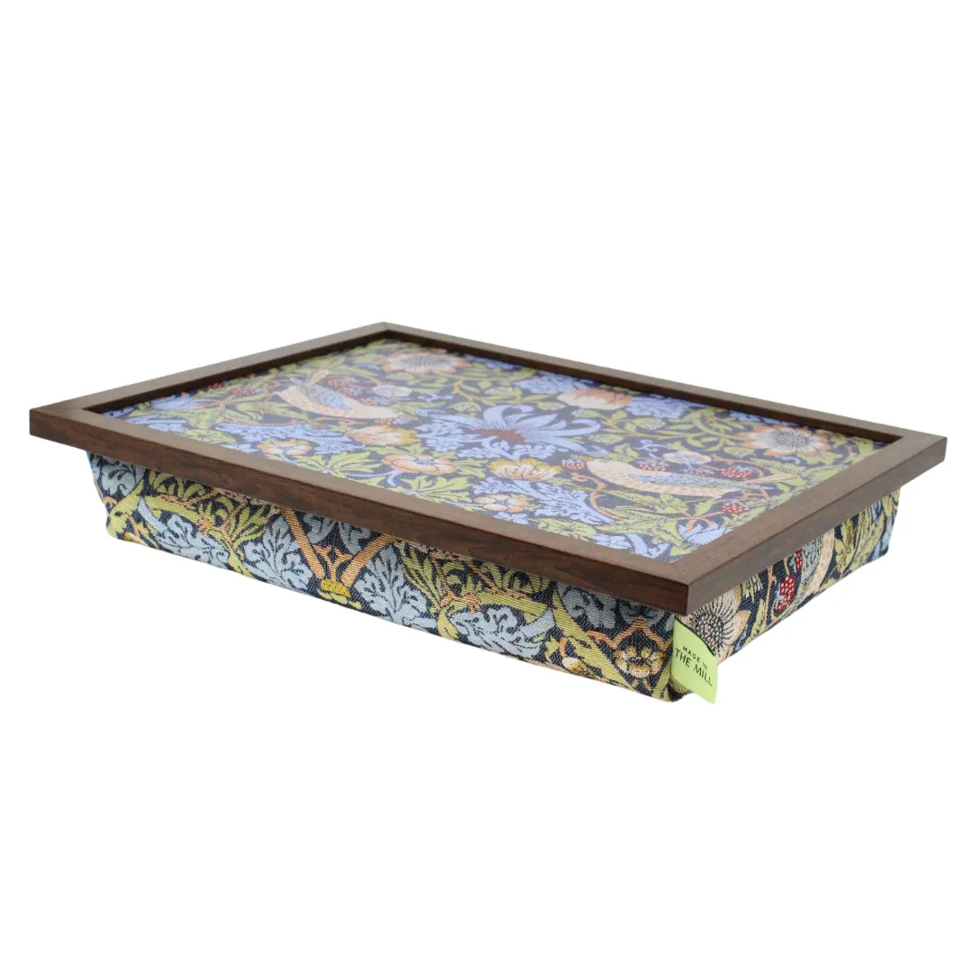 Luxury Strawberry Thief Lap Tray With Bean Bag from Made in the Mill