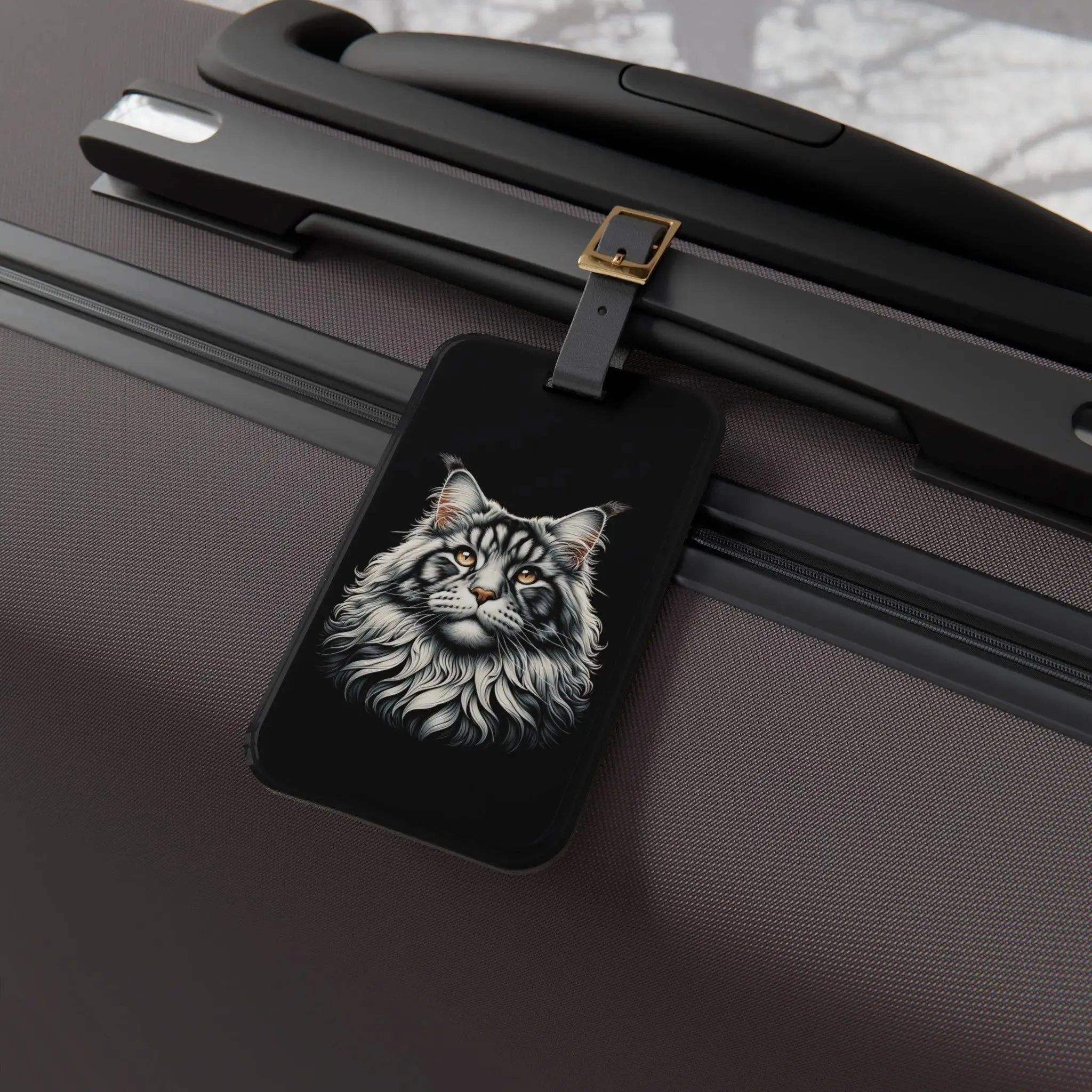 Main Coon Cat Lover Graphic - Luggage Tag
