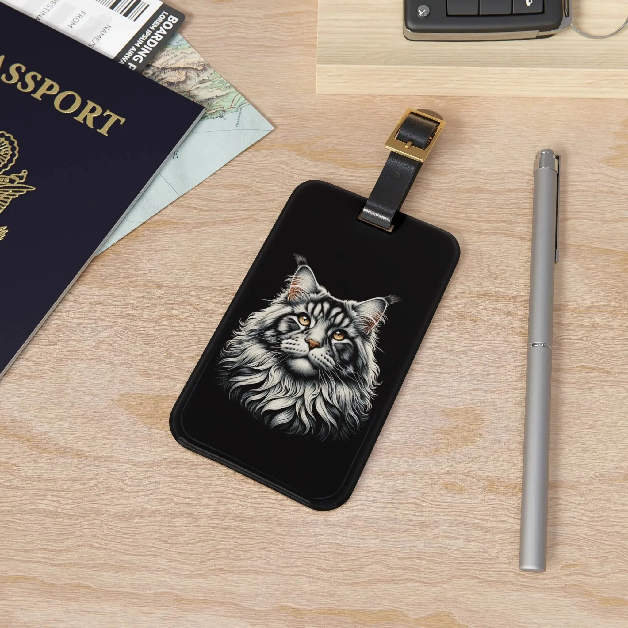 Main Coon Cat Lover Graphic - Luggage Tag