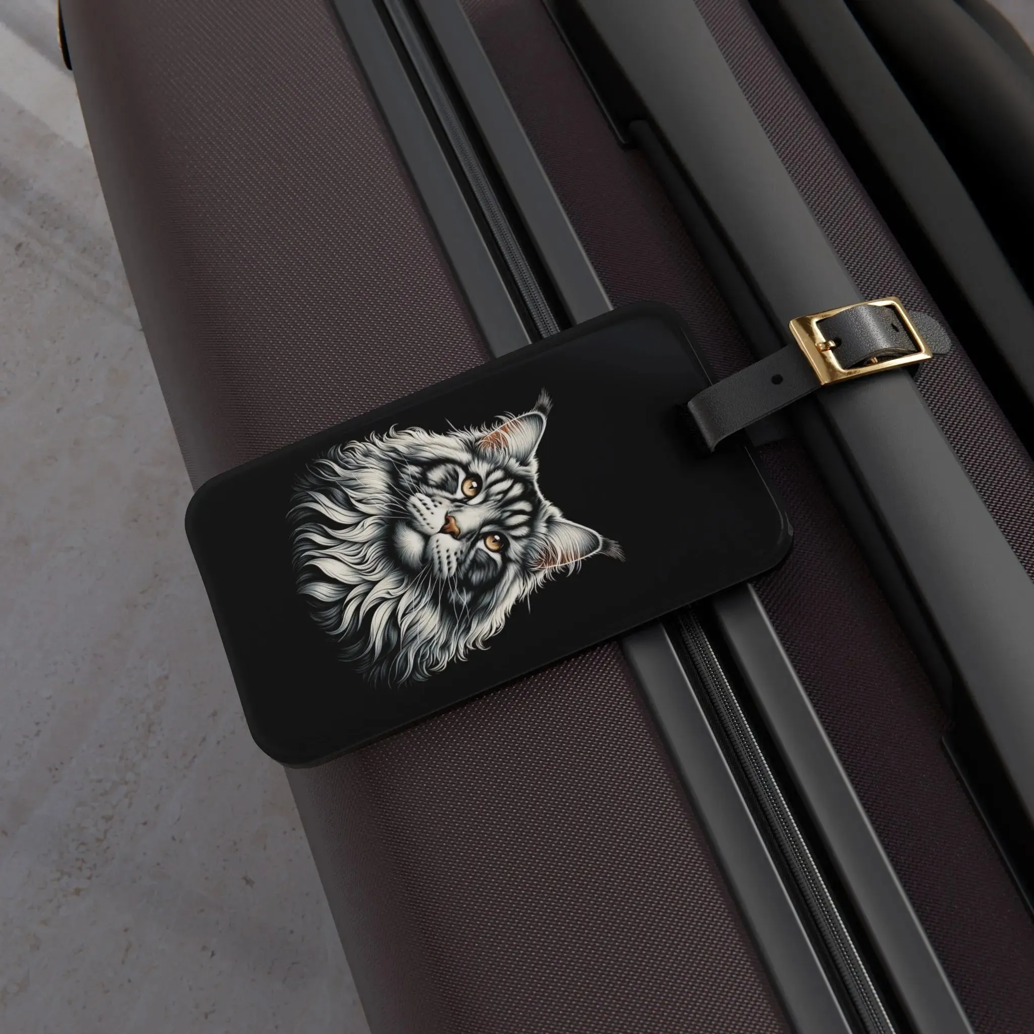 Main Coon Cat Lover Graphic - Luggage Tag
