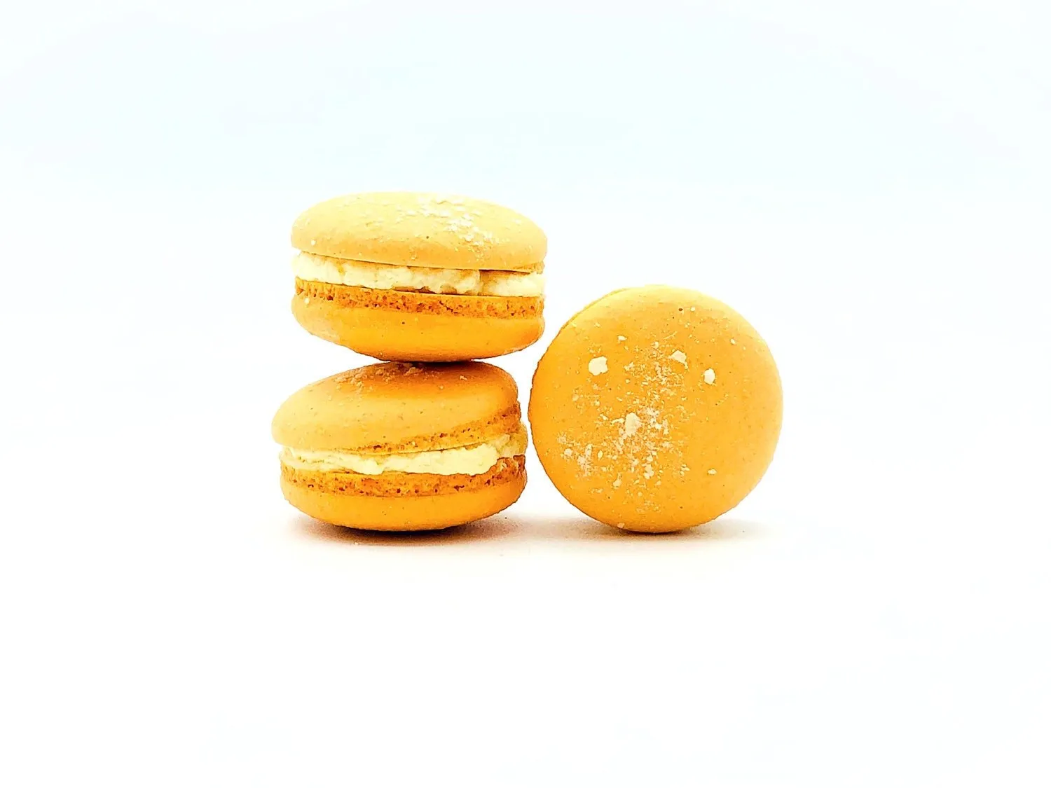 Mango Coconut Vegan Macarons