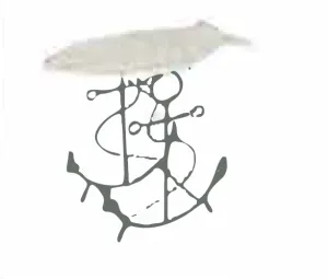 Metal Anchor and Fish Table