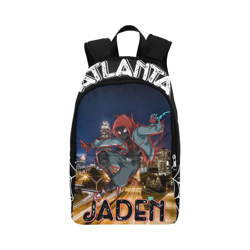 Miles Morales Spidey Backpack, Add City and Name