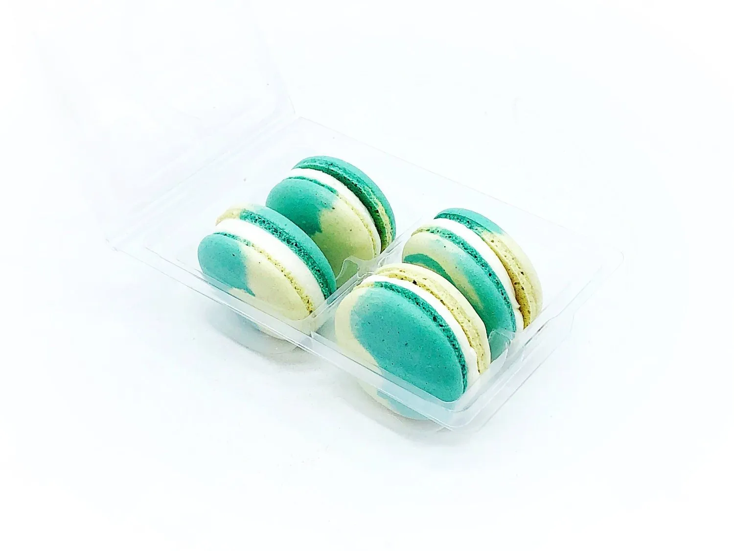 Minty Lime Vegan Macarons
