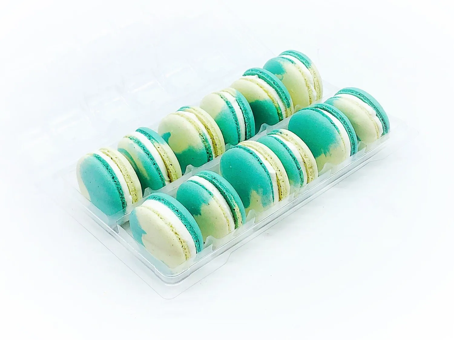 Minty Lime Vegan Macarons