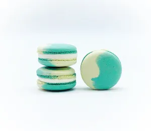 Minty Lime Vegan Macarons