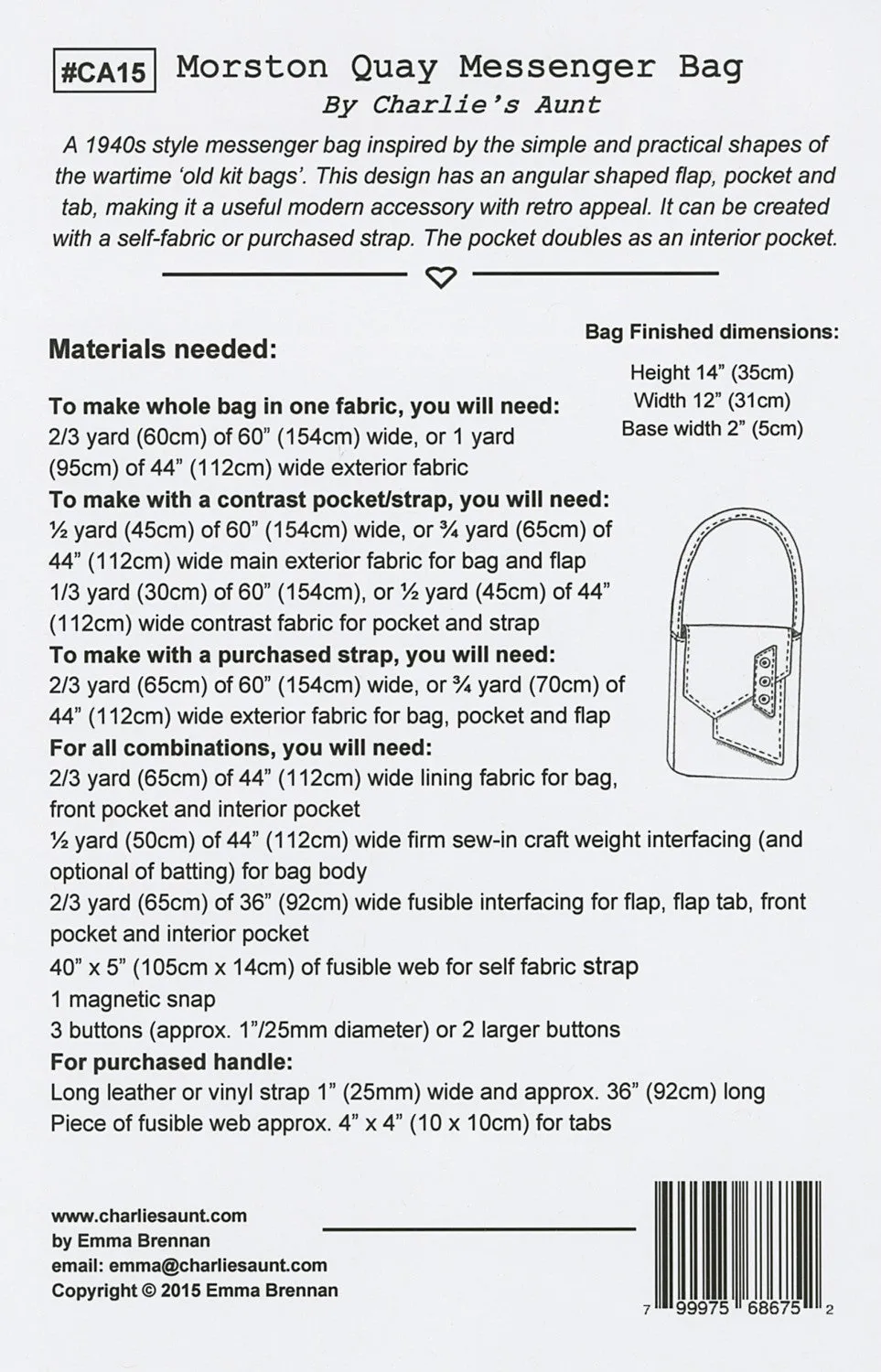 Morston Quay Messenger Bag