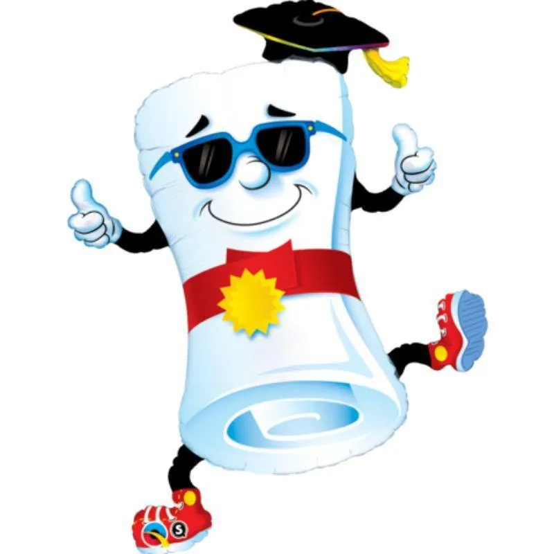 Mr Diploma Thumbs Up Shape Foil Balloon - 94cm