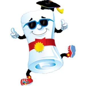Mr Diploma Thumbs Up Shape Foil Balloon - 94cm