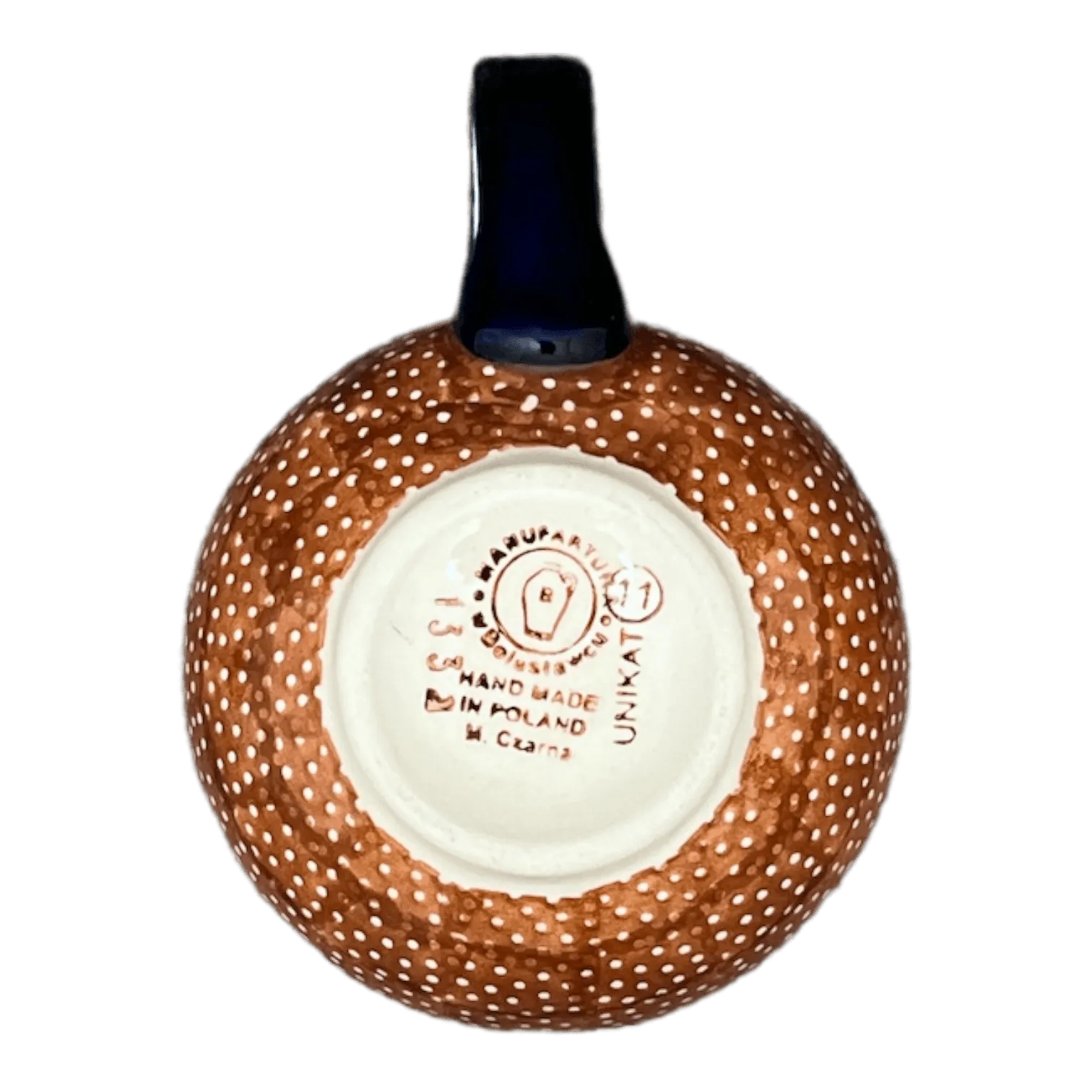 Mug, Belly Mug, 10oz Medium in "Peacock Autumn" by Manufaktura | K090U-54B