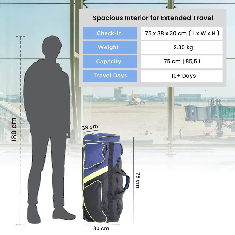 Multipurpose Travel Weekender Duffel Wheeler Bag