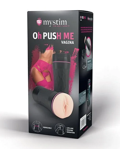 Mystim Oh-pushme Vagina - Black