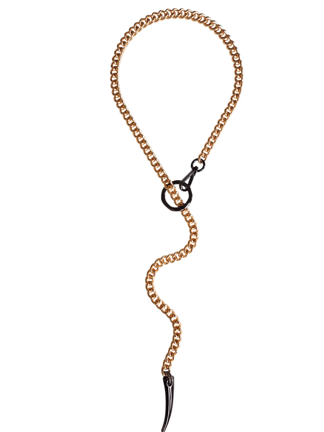 NEW! FORBIDDEN Necklace - Gold & Gunmetal