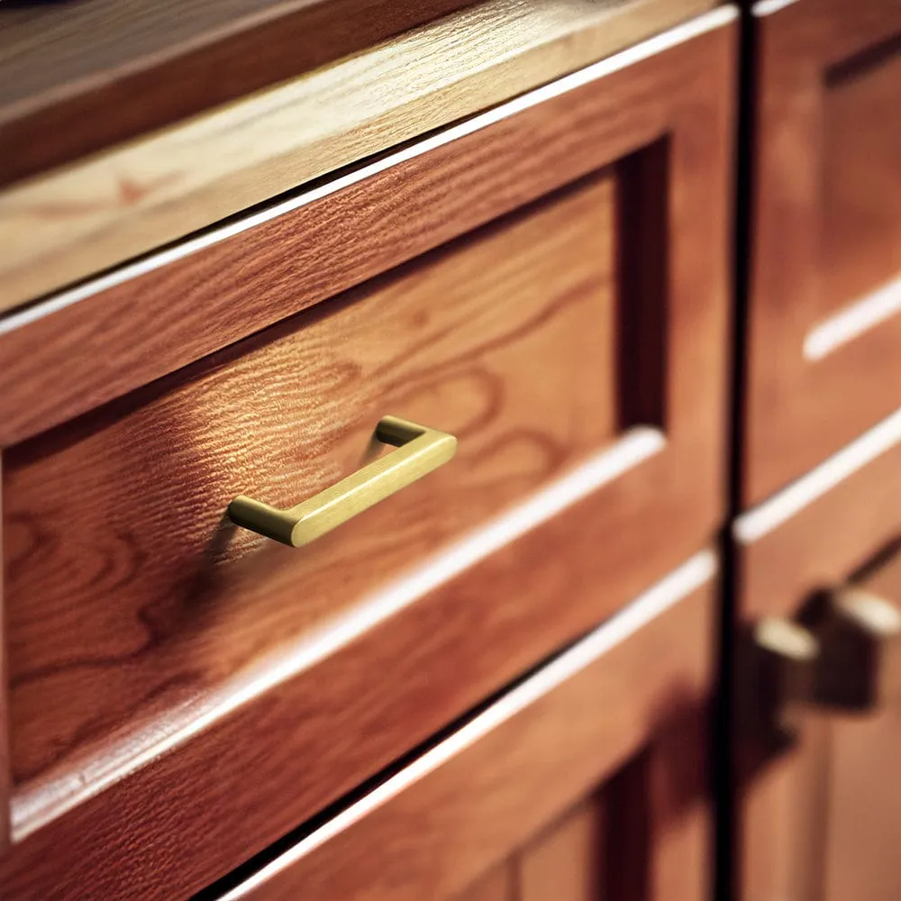 Nordic Copper Cabinet Handles Brass Drawer Wardrobe Pulls