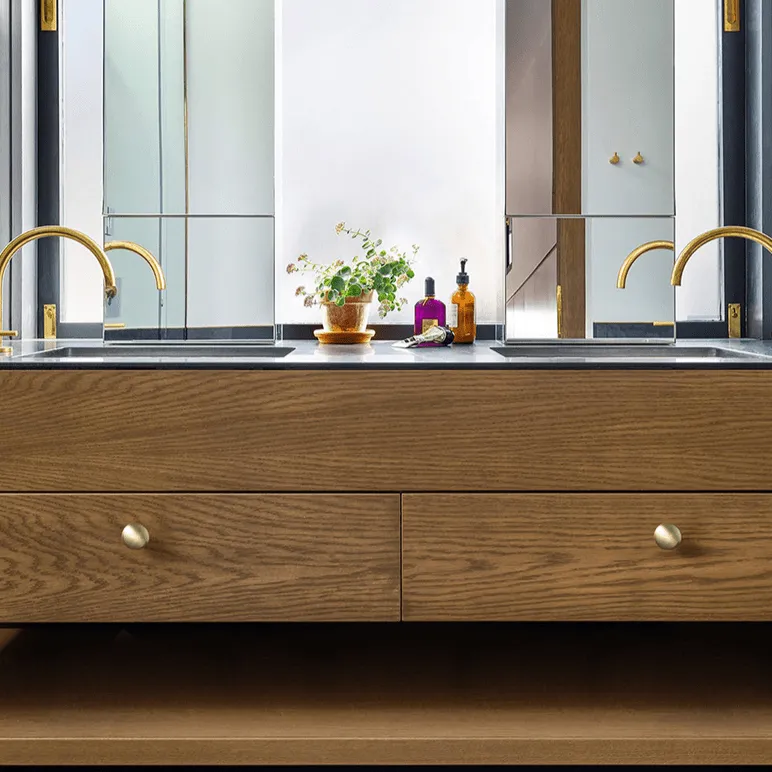 Nordic Copper Cabinet Handles Brass Drawer Wardrobe Pulls