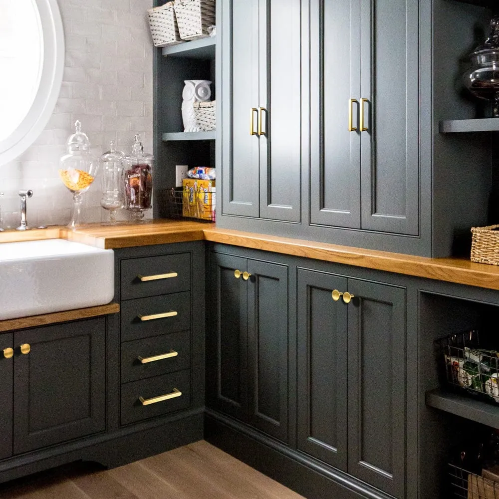 Nordic Copper Cabinet Handles Brass Drawer Wardrobe Pulls