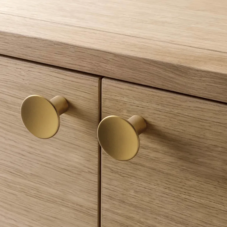 Nordic Copper Cabinet Handles Brass Drawer Wardrobe Pulls
