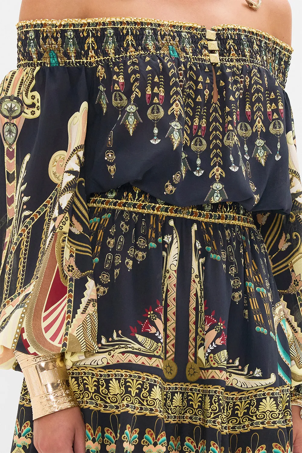OFF SHOULDER SHORT DRESS THEY CALLED HER NEFERTARI
