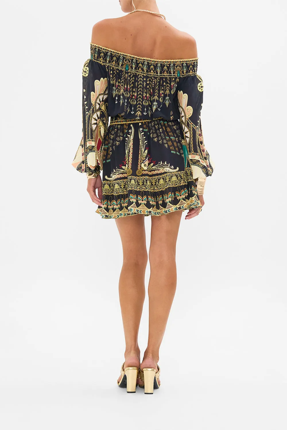 OFF SHOULDER SHORT DRESS THEY CALLED HER NEFERTARI