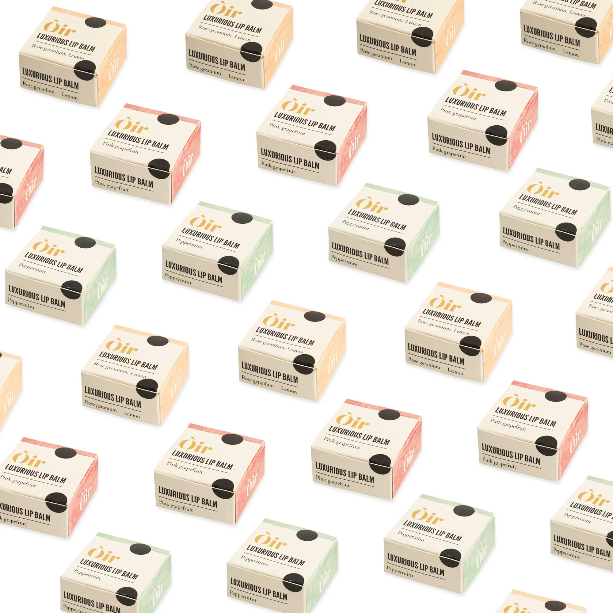 Oir Luxurious Lip Balm - Rose Geranium & Lemon
