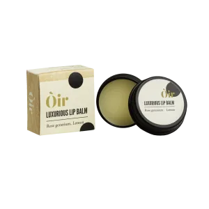 Oir Luxurious Lip Balm - Rose Geranium & Lemon
