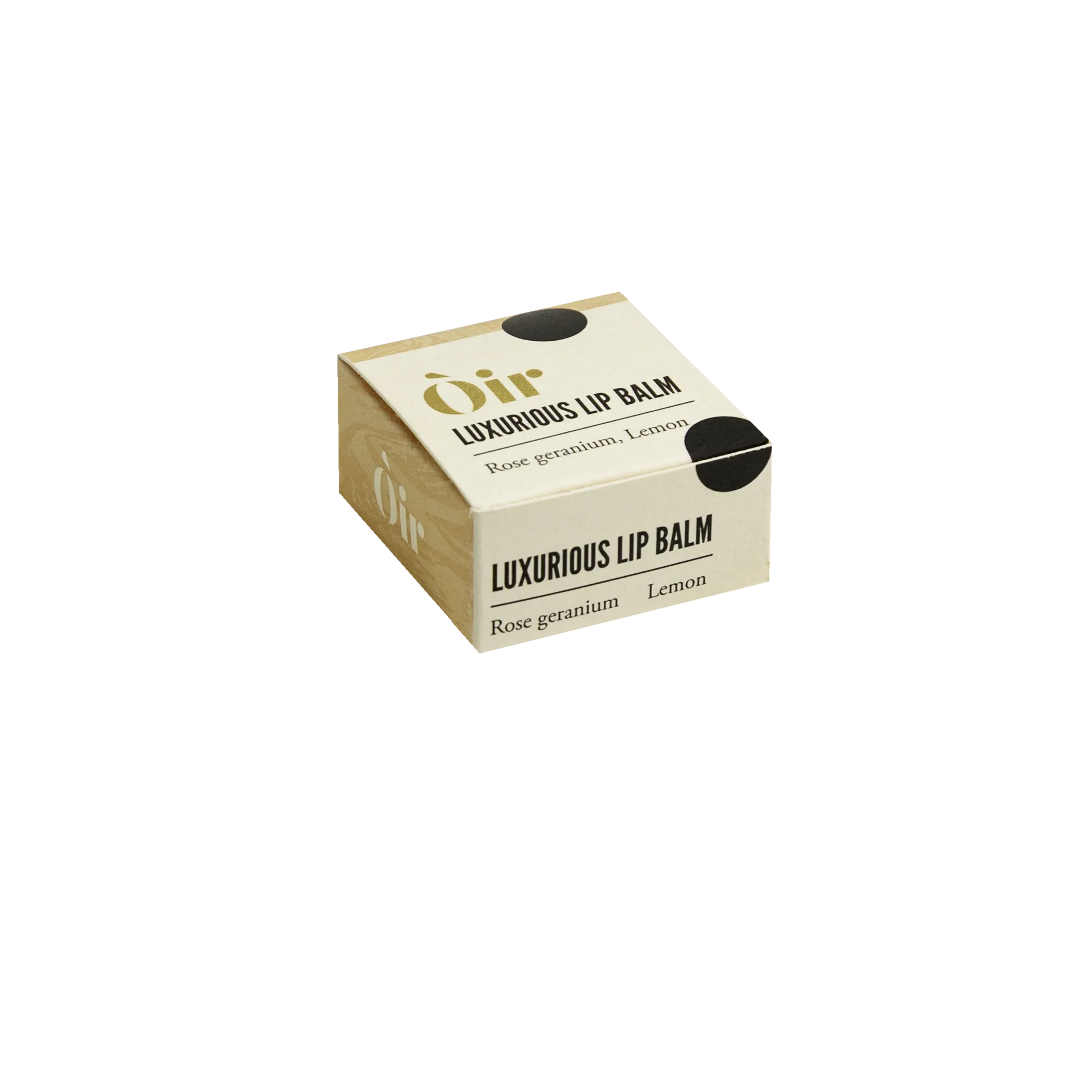Oir Luxurious Lip Balm - Rose Geranium & Lemon