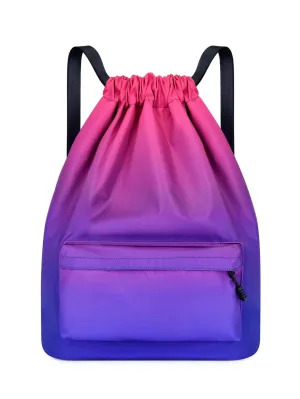 Ombre Waterproof Swimming Drawstring Bag