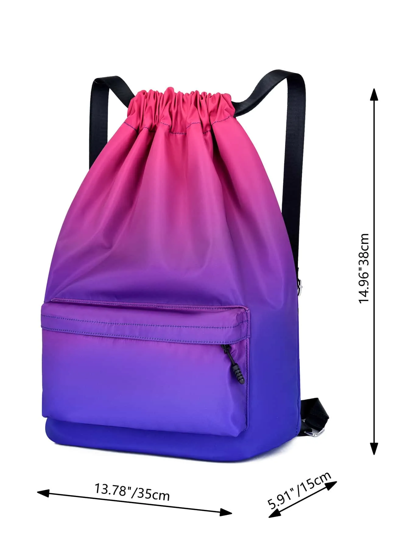 Ombre Waterproof Swimming Drawstring Bag
