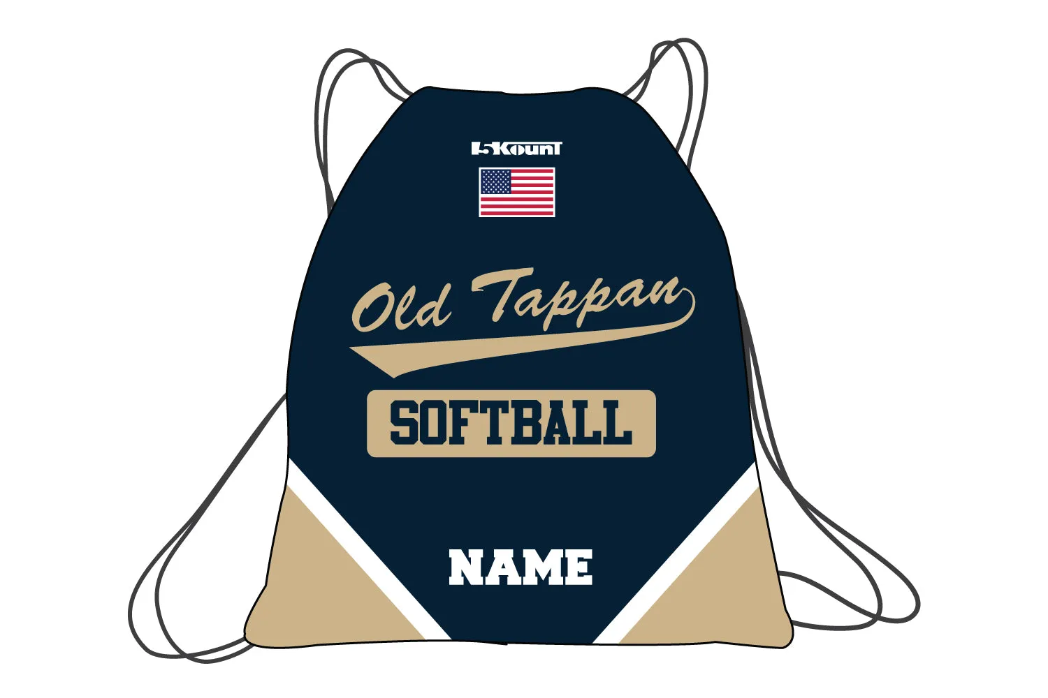 OT Softball Sublimated Drawstring Bag