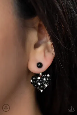 Paparazzi Earring ~ Star-Studded Success - Black