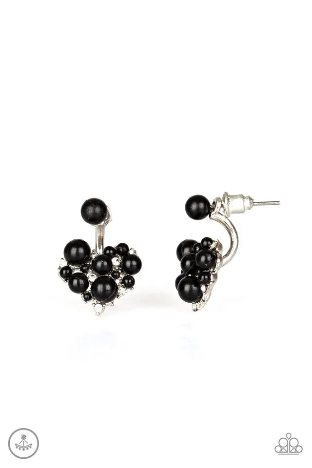 Paparazzi Earring ~ Star-Studded Success - Black