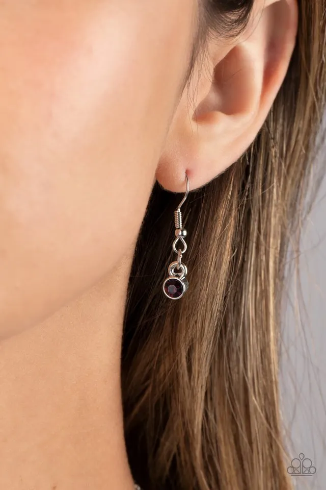 Paparazzi Necklace ~ Swanky Shimmer - Purple